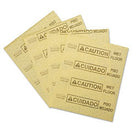 Switch Rubbermaid® Commercial Over-The-Spill Pad, Caution Wet Floor, 16 oz, 16.5 x 20, 22 Sheets/Pad 2 image