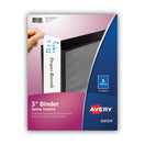 Switch Avery® Binder Spine Inserts, 3&quot; Spine Width, 3 Inserts/Sheet, 5 Sheets/Pack 2 image