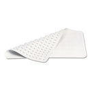 Switch Rubbermaid® Commercial Safti-Grip Latex-Free Vinyl Bath Mat, 14 x 22.5, White, 4/Carton 2 image