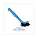 Switch Boardwalk® Grout Brush, Black Nylon Bristles, 8.13&quot; Blue Plastic Handle 2 image