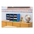 Switch Bankers Box® Classroom Literature Sorter, 9 Compartments, 28.25 x 13 x 16, Blue 2 image