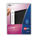 Switch Avery® Binder Spine Inserts, 2&quot; Spine Width, 4 Inserts/Sheet, 5 Sheets/Pack 2 image