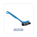 Switch Boardwalk® Grout Brush, Black Nylon Bristles, 8.13&quot; Blue Plastic Handle 3 image
